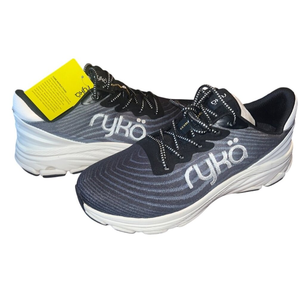 Ryka Womens Devo X Max Plus Walking Shoes Black 12W NIB